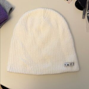 White beanie